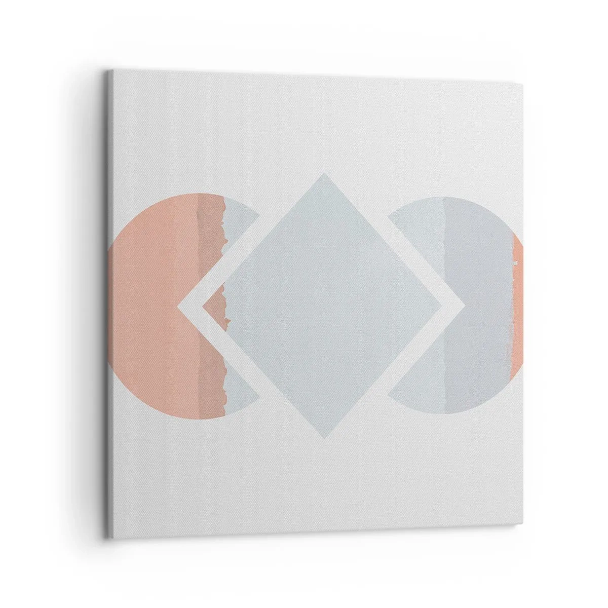 Bild auf Leinwand - Leinwandbild - Die Situation ist klar - 50x50 cm