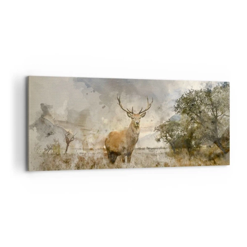 Bild auf Leinwand - Leinwandbild - Würde – Stärke – Würde - 100x40 cm
