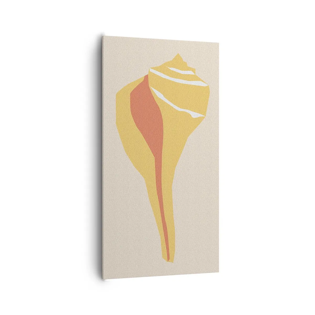 Bild auf Leinwand - Leinwandbild - Organische Abstraktion – Wachstum - 65x120 cm