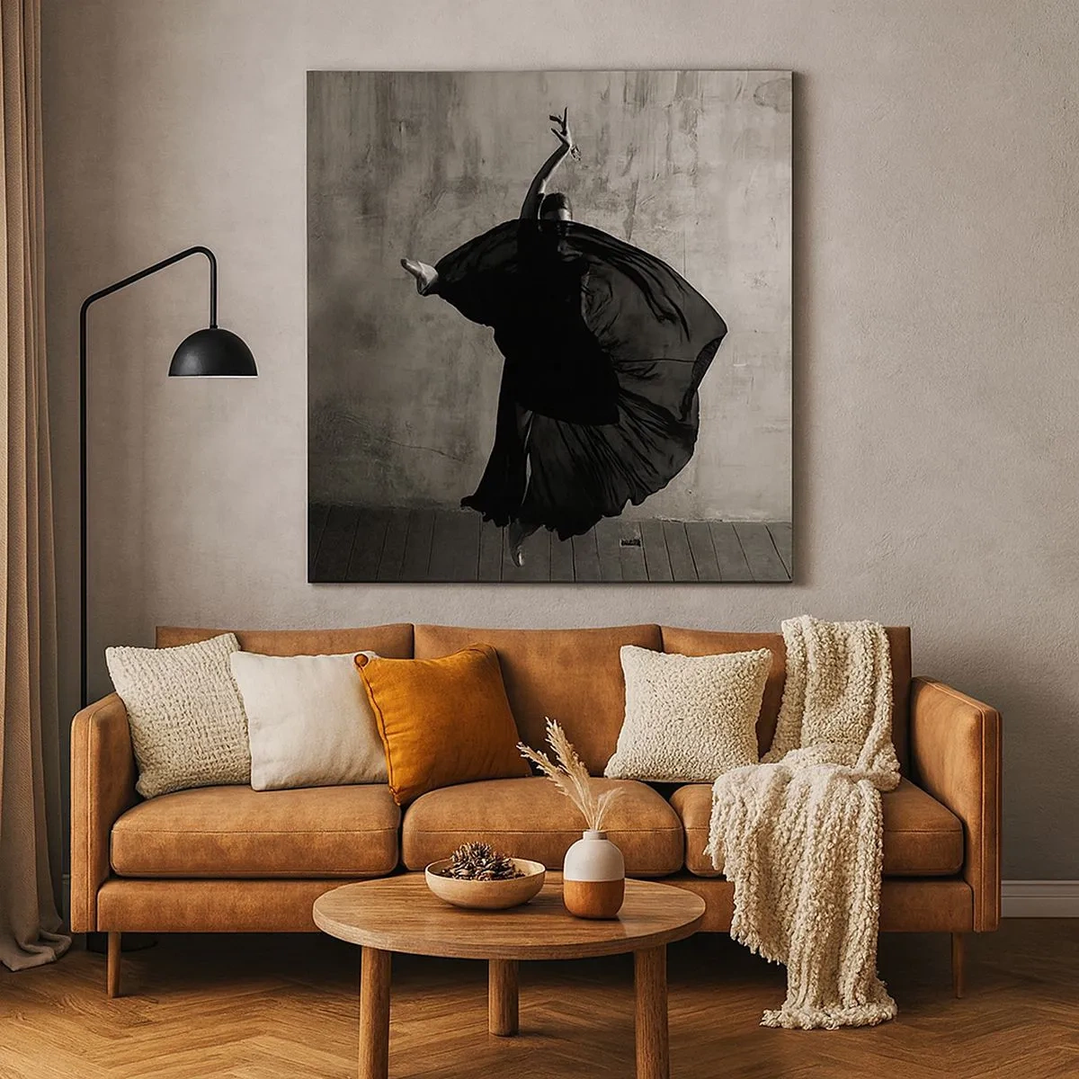 Bild auf Leinwand - Leinwandbild - Leidenschaftlicher Gürtel - 30x30 cm