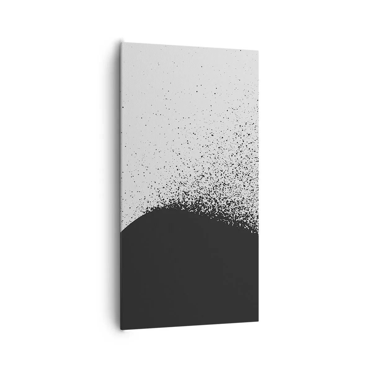 Bild auf Leinwand - Leinwandbild - Bewegung von Molekülen - 65x120 cm
