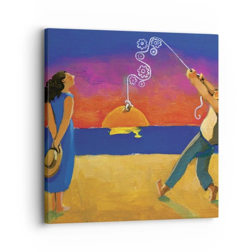 Bild auf Leinwand - Leinwandbild - Mehr als ein Sternchen vom Himmel - 30x30 cm