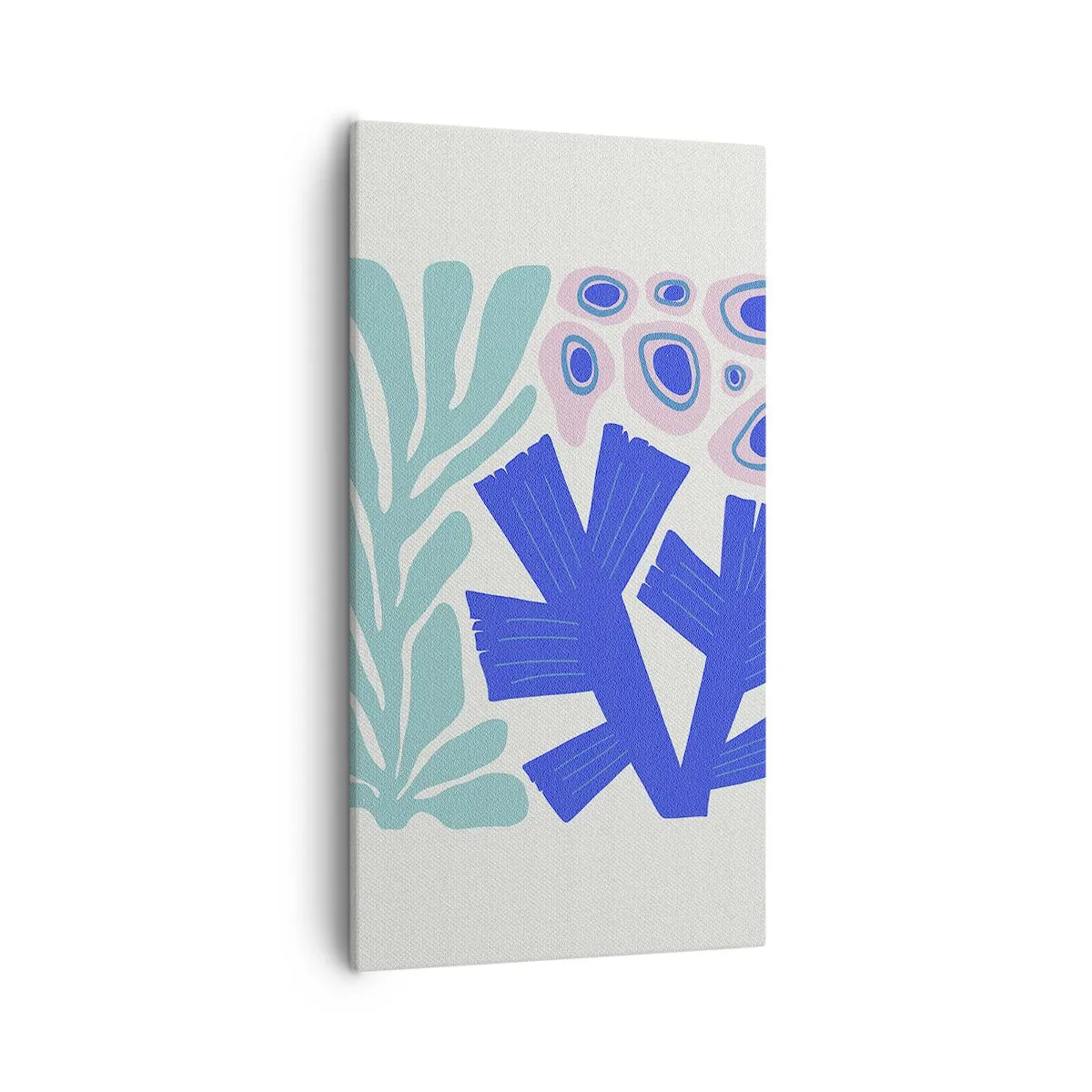 Bild auf Leinwand - Leinwandbild - Unterwassergarten - 55x100 cm