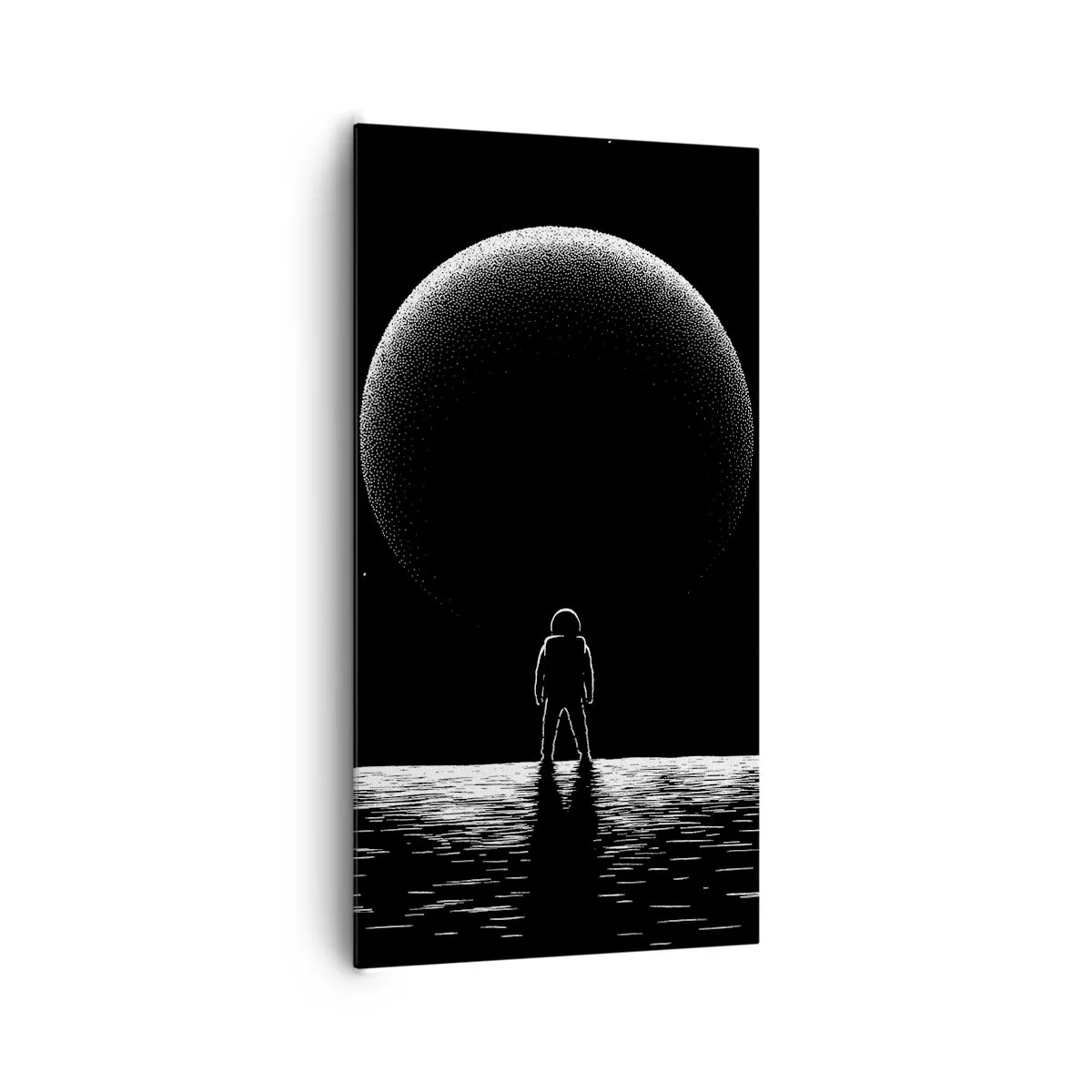 Bild auf Leinwand - Leinwandbild - Angesicht zu Angesicht - 65x120 cm