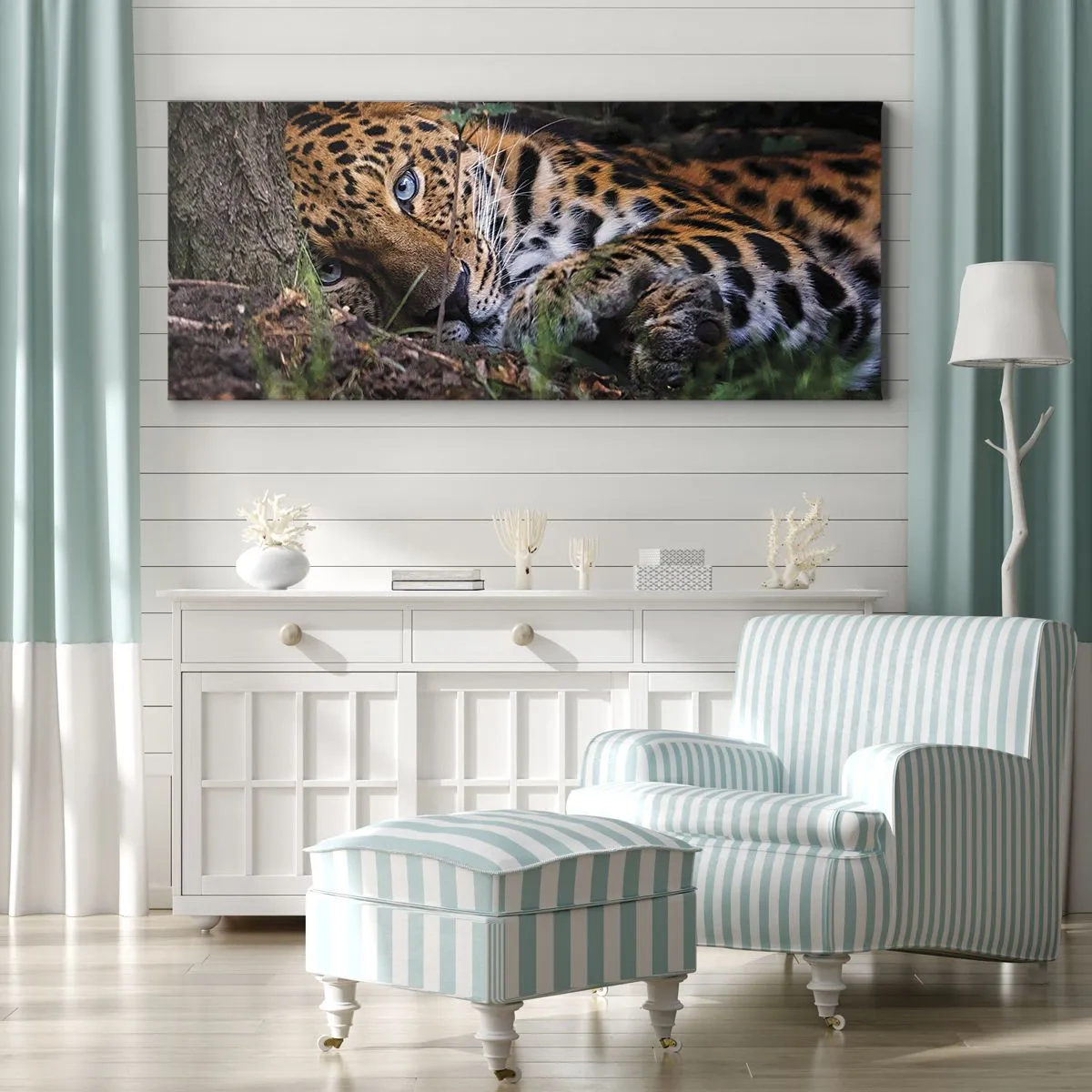 Bild auf Leinwand - Leinwandbild - Vertrau mir - 100x40 cm