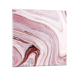 Glasbild - Bild auf glas - Geradeaus, dann rechts runter - 50x50 cm