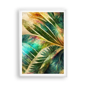 Poster in einem weißen Rahmen - Farben der Tropen - 70x100 cm