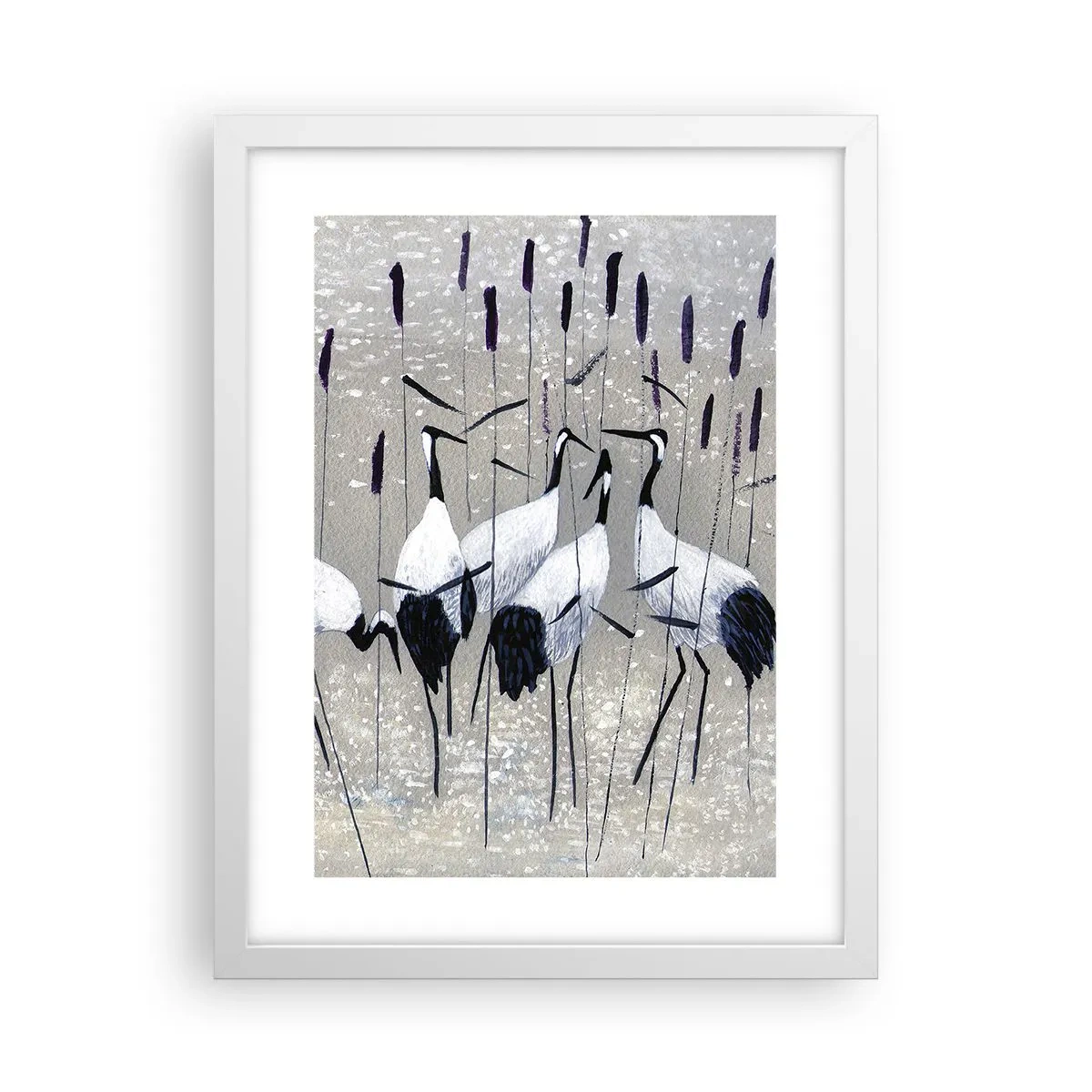 Poster in einem weißen Rahmen - Unter ihren eigenen - 30x40 cm