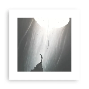 Poster - Es gibt immer einen Ausweg - 30x30 cm