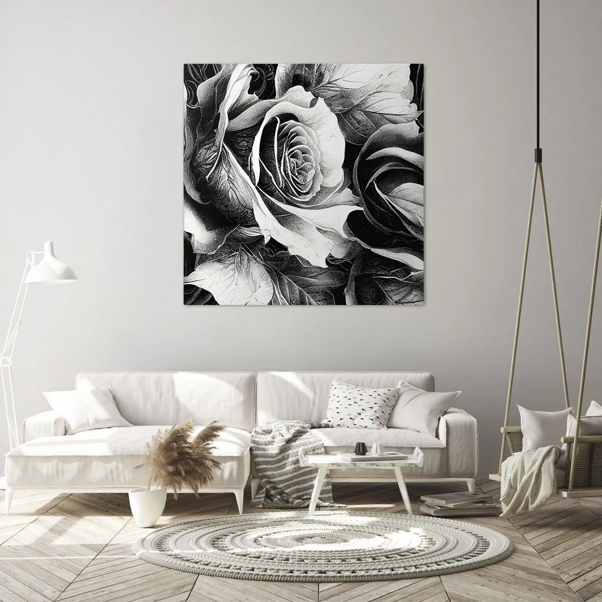 Bild auf Leinwand - Leinwandbild - Immer Königin - 50x50 cm