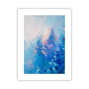 Poster - Winter-Abstraktion - 30x40 cm
