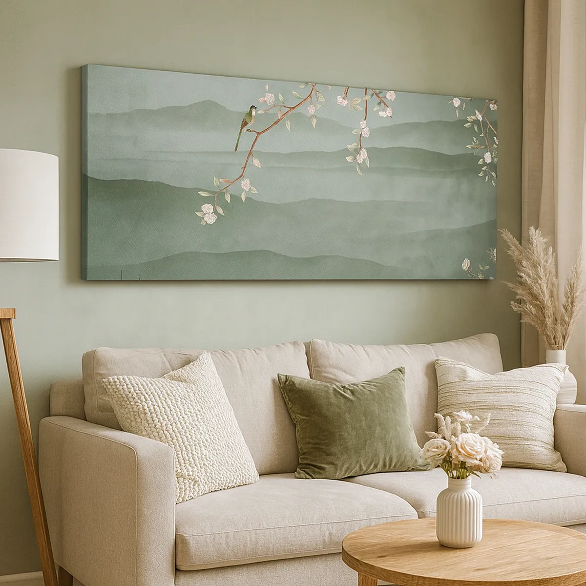 Bild auf Leinwand - Leinwandbild - Frühling, oh, du bist es - 30x30 cm