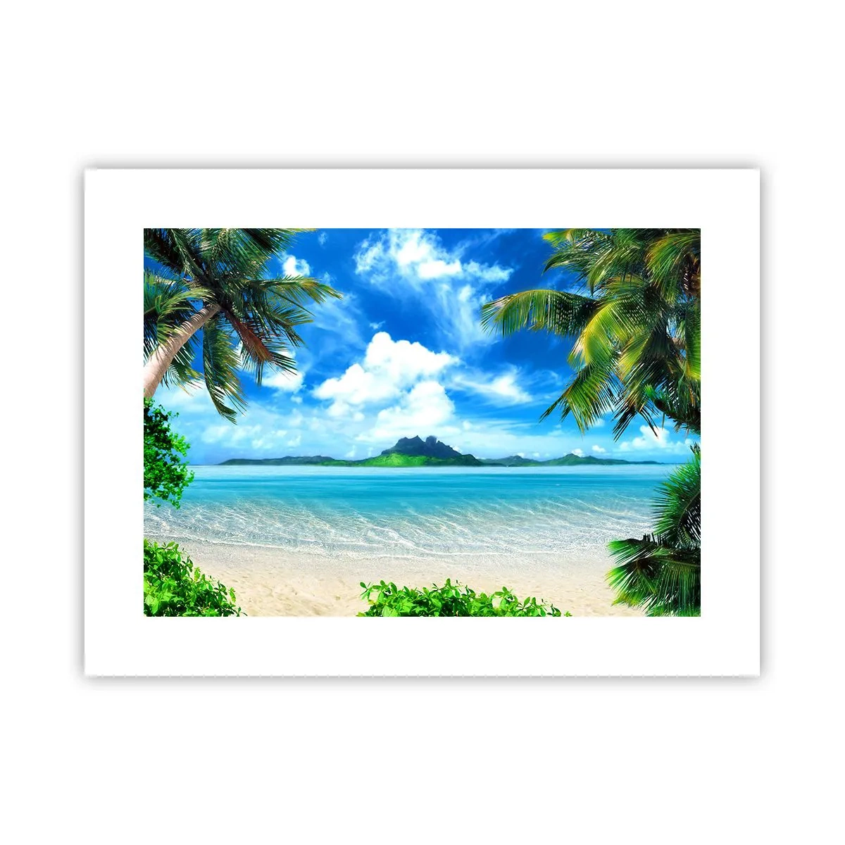 Poster - Das Azurblau der Tropen - 40x30 cm