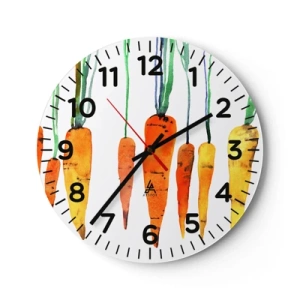 Wanduhr - Glasuhr - Die Schönheit des Gewöhnlichen - 30x30 cm