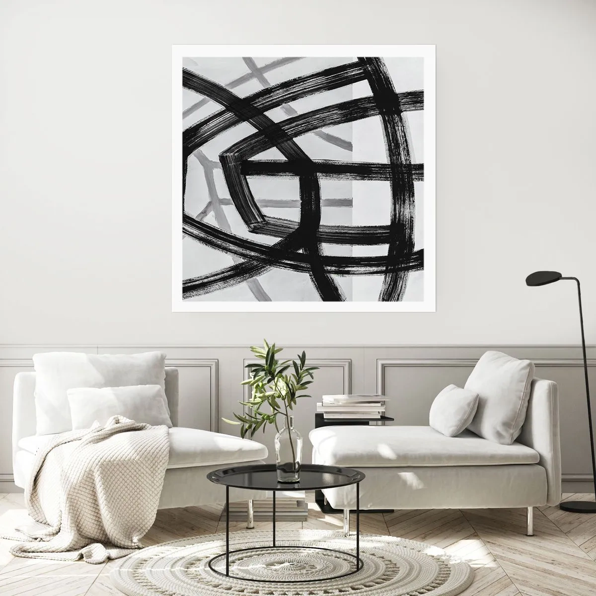 Poster - Bautiefe - 50x50 cm