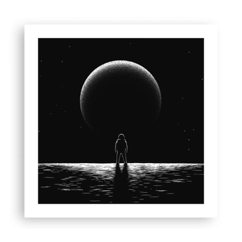 Poster - Angesicht zu Angesicht - 50x50 cm