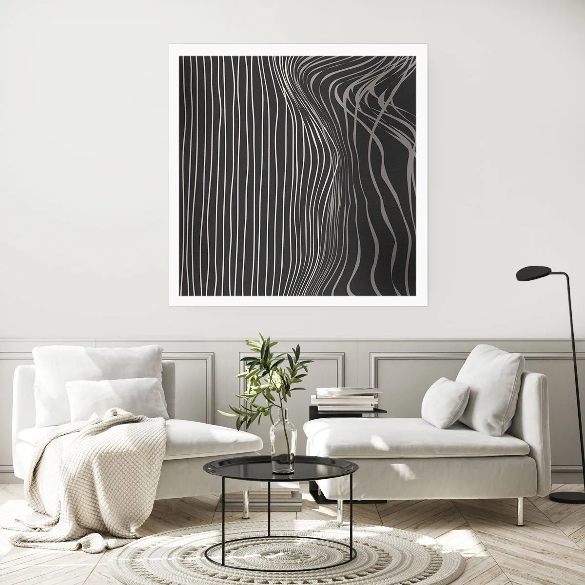 Poster - Rhythmus und Akzent - 60x60 cm