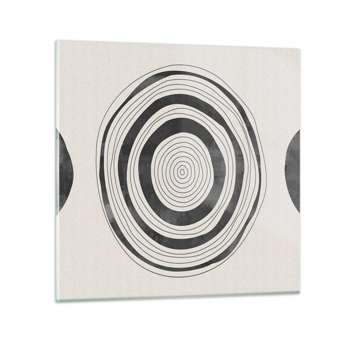 Glasbild - Bild auf glas - Wichtig ist, was dazwischen liegt - 70x70 cm