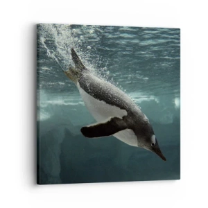 Bild auf Leinwand - Leinwandbild - Willkommen in meiner Welt - 30x30 cm