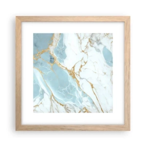 Poster in einem Rahmen aus heller Eiche - Reichtum des Steins - 30x30 cm