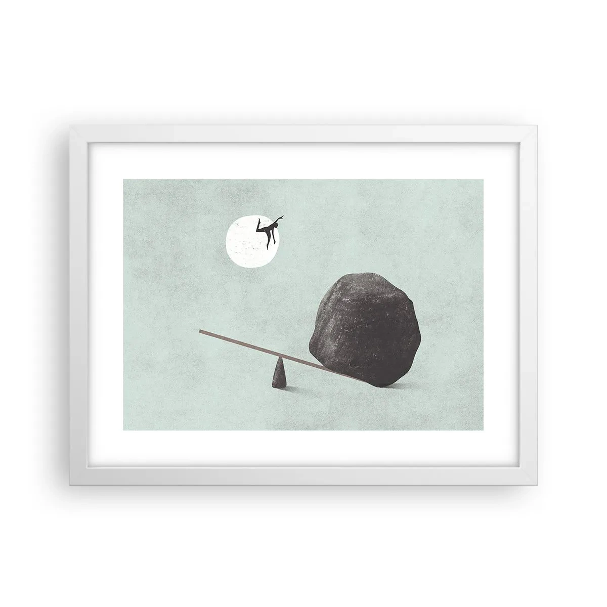 Poster in einem weißen Rahmen - Erfüllte Träume - 40x30 cm