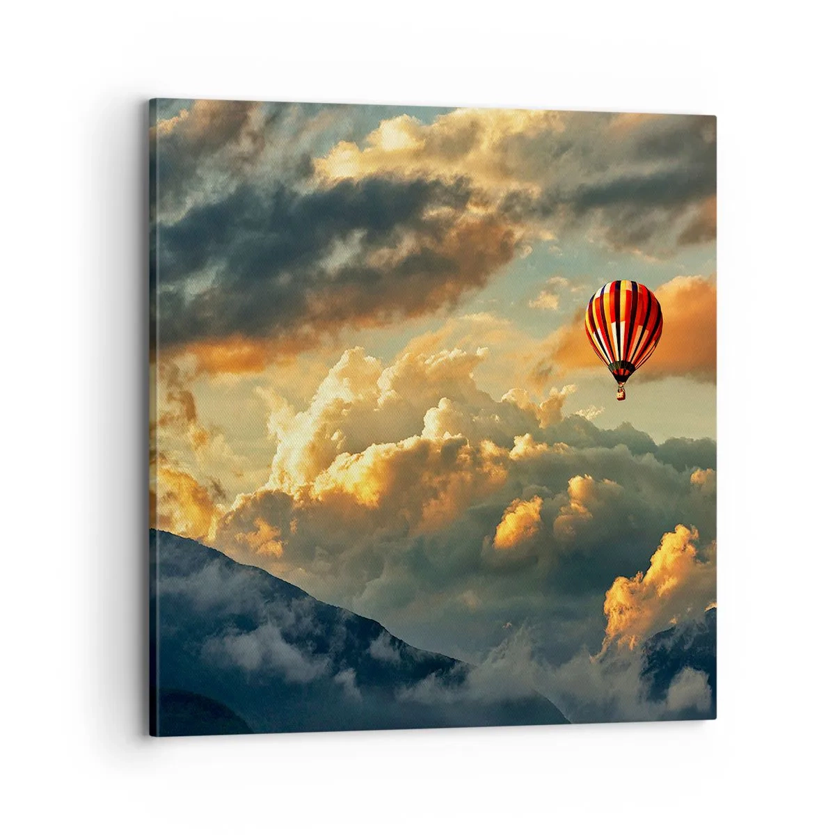 Bild auf Leinwand - Leinwandbild - Ich fliege, weil ich es will - 70x70 cm