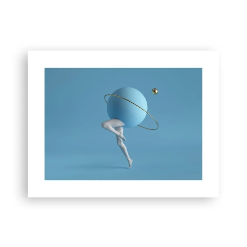 Poster - Und die Planeten spielen verrückt - 40x30 cm