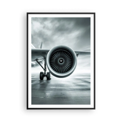 Poster in einem schwarzem Rahmen - Die Macht ist da! - 70x100 cm