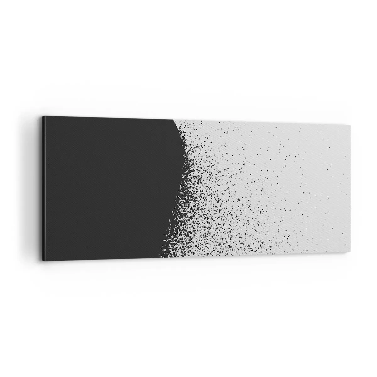 Bild auf Leinwand - Leinwandbild - Bewegung von Molekülen - 100x40 cm