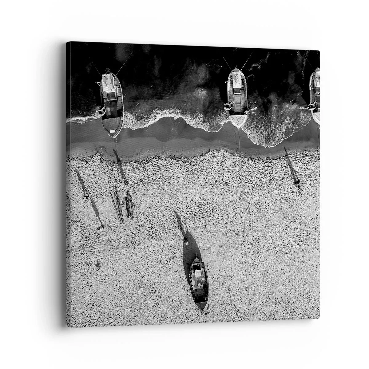 Bild auf Leinwand - Leinwandbild - Immer noch am Ufer… - 40x40 cm