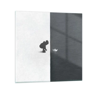 Glasbild - Bild auf glas - Tolle Expedition - 70x70 cm