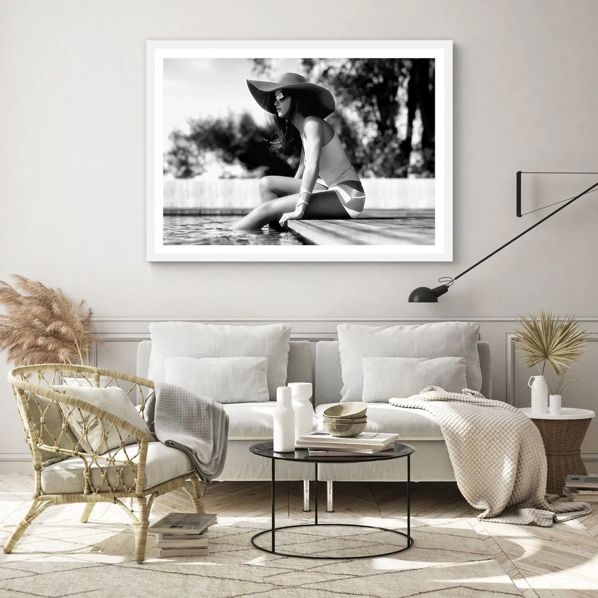 Poster in einem weißen Rahmen - Sommertraum - 40x30 cm