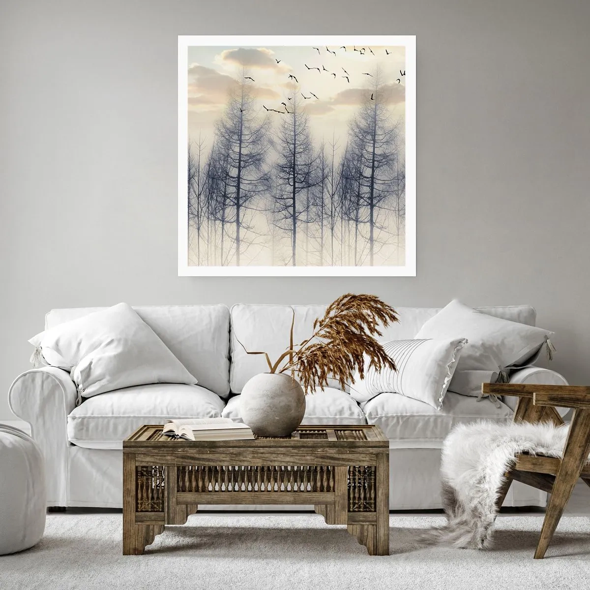 Poster - Waldgeister - 40x40 cm