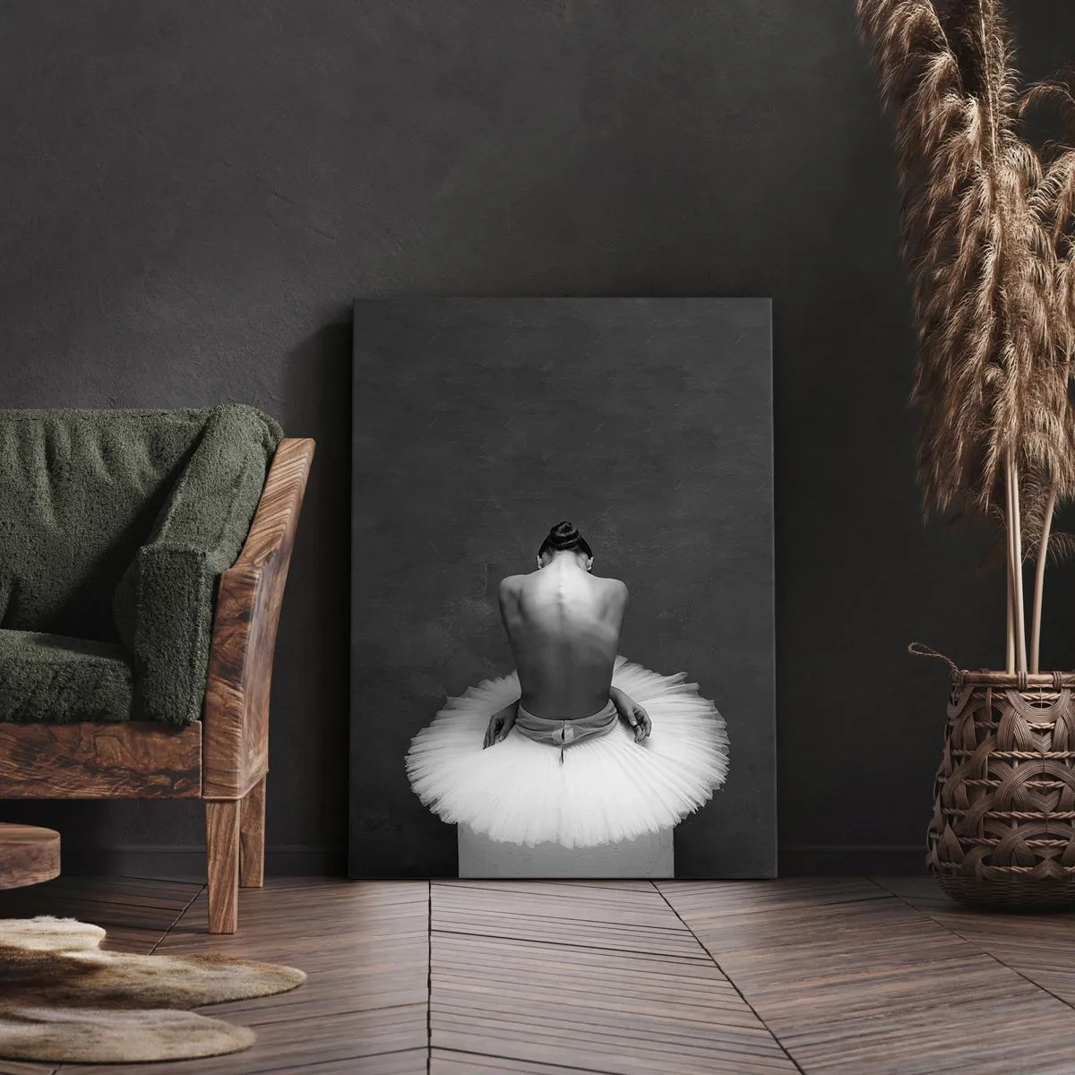 Bild auf Leinwand - Leinwandbild - Es blüht gerade - 45x80 cm