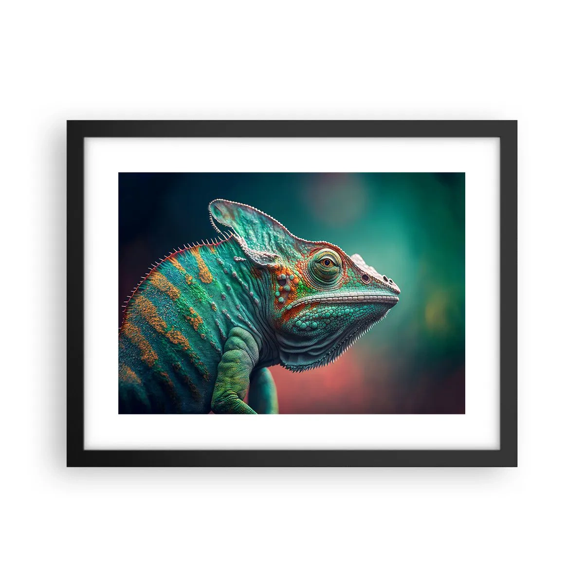 Poster in einem schwarzem Rahmen - Siehst du mich? Nicht gut… - 40x30 cm