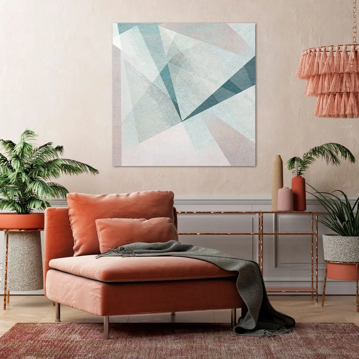 Bild auf Leinwand - Leinwandbild - Einfach aber dynamisch - 40x40 cm