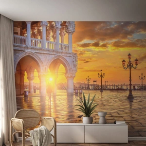 Fototapete Premium Canvas - Wo sind alle? - Stadt, Venedig, Die Architektur - 400x280 cm