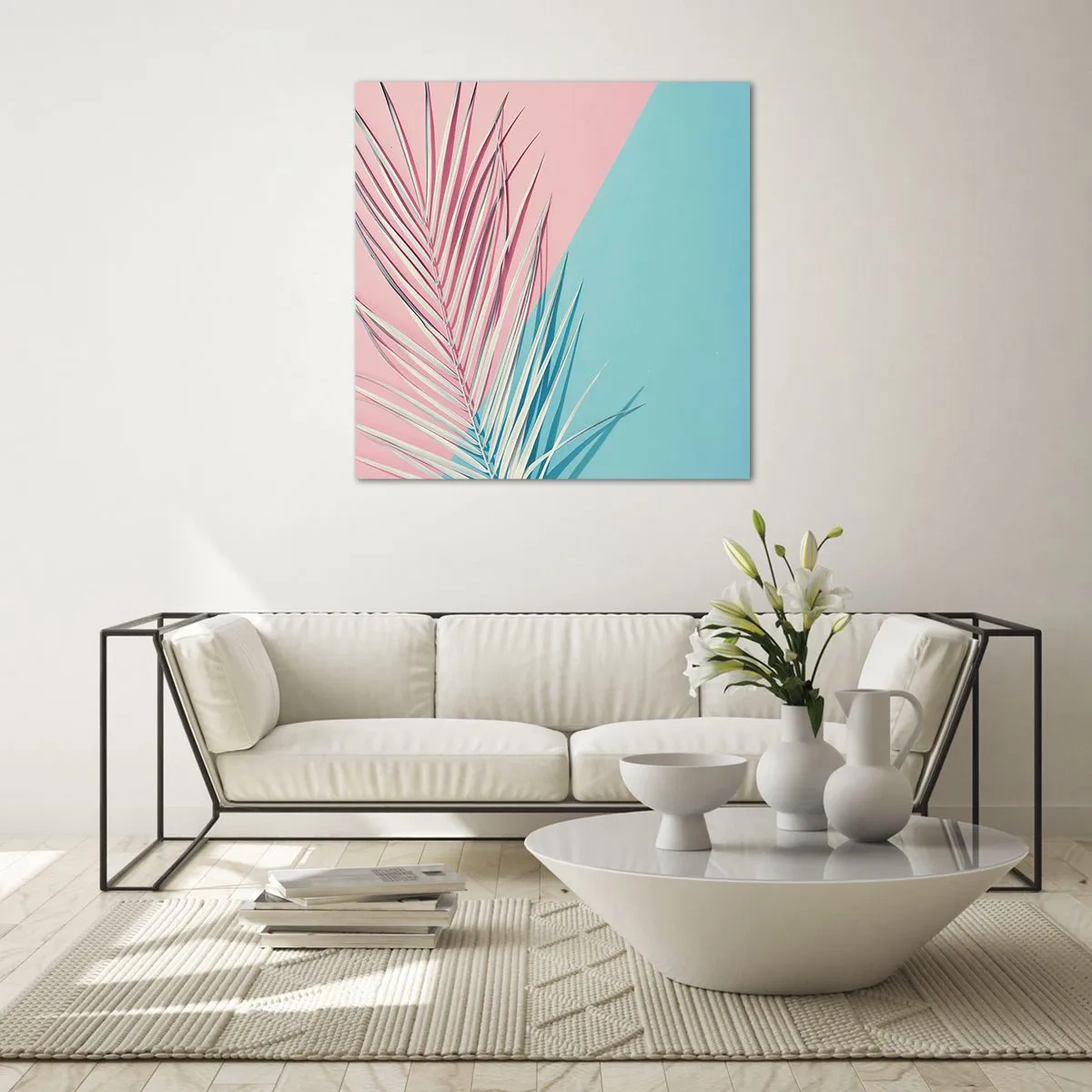 Glasbild - Bild auf glas - Tropischer Eindruck - 50x50 cm