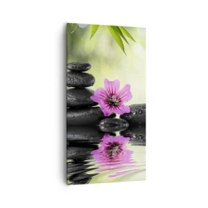 Bild auf Leinwand - Leinwandbild - Zeit für die Seele - 55x100 cm