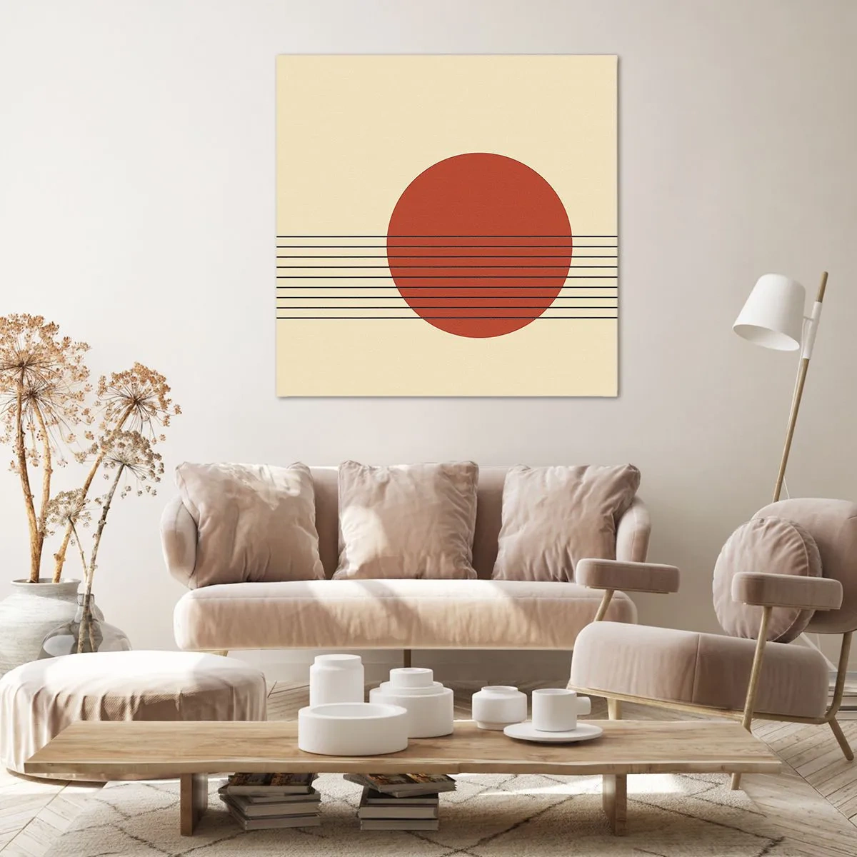 Bild auf Leinwand - Leinwandbild - Immer wieder und weiter - 30x30 cm