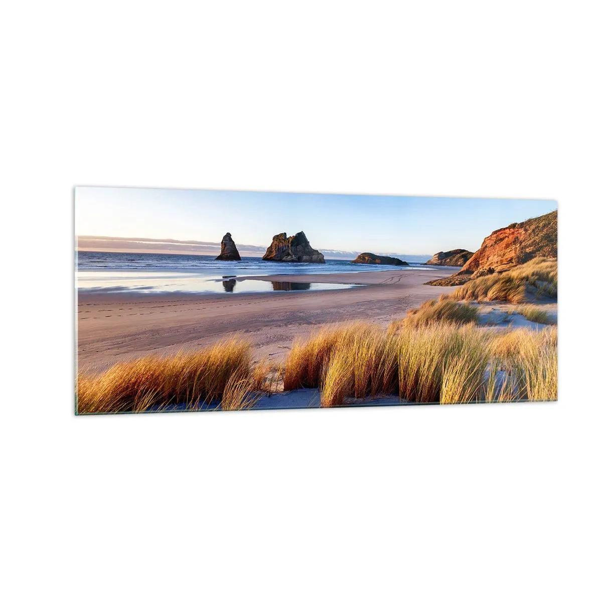 Glasbild - Bild auf glas - Für Friedenssuchende - 100x40 cm