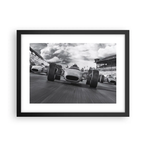 Poster in einem schwarzem Rahmen - Power ist da! - 40x30 cm