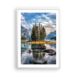 Poster in einem weißen Rahmen - An dem tollen und sauberen Wasser ... - 50x70 cm