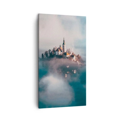 Bild auf Leinwand - Leinwandbild - Trauminsel - 45x80 cm