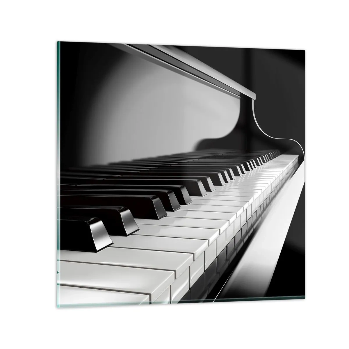 Glasbild - Bild auf glas - Harmonie von Formen und Farben - 50x50 cm