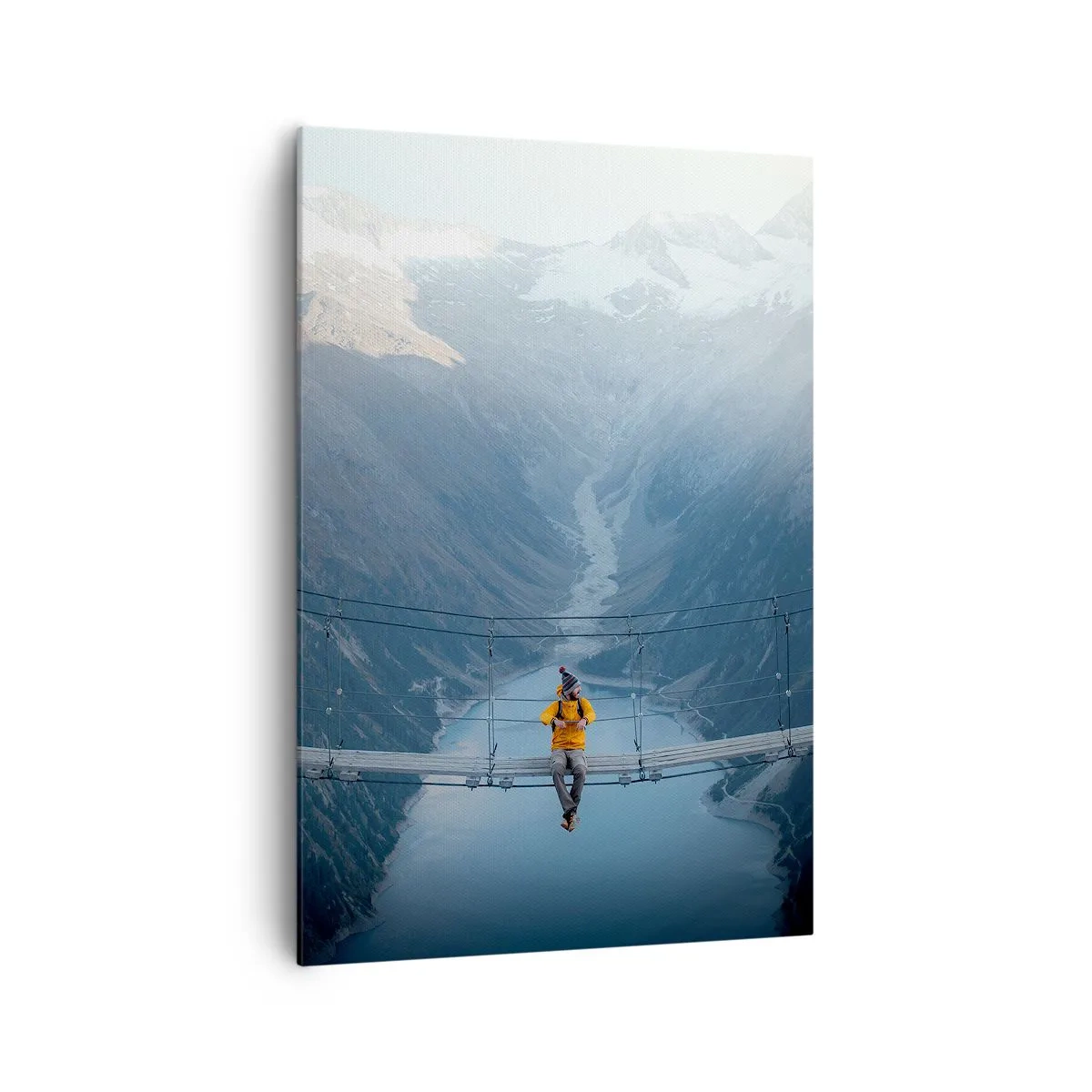 Bild auf Leinwand - Leinwandbild - Entzückt in der Schwebe - 70x100 cm