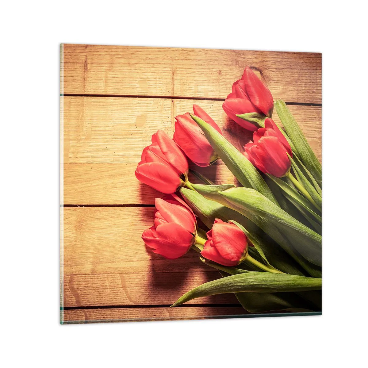 Glasbild - Bild auf glas - Frühlingsgeständnis - 50x50 cm