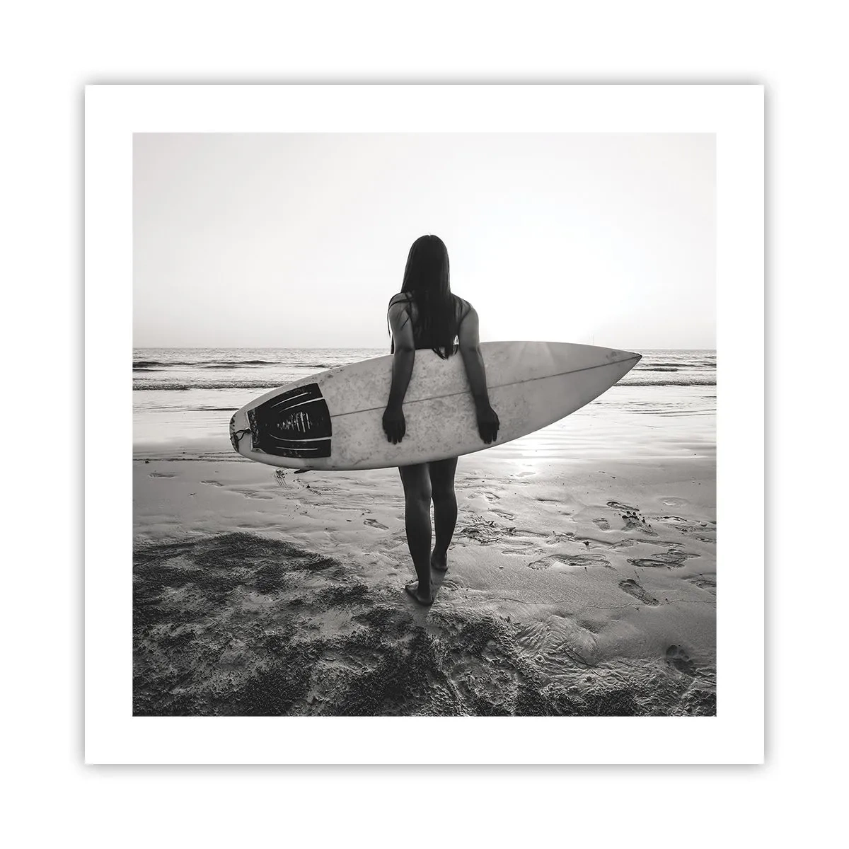 Poster - Die Tochter der Meereswelle - 50x50 cm