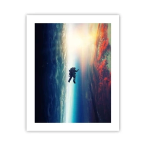 Poster - Sich dem Universum stellen - 40x50 cm