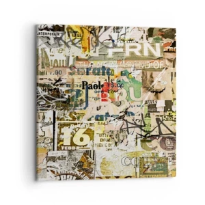 Bild auf Leinwand - Leinwandbild - Ach, es passiert... - 70x70 cm